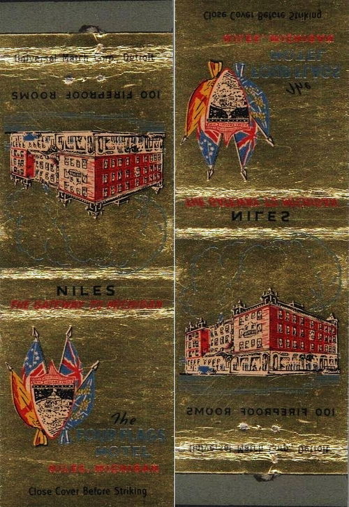 Four Flags Hotel - Matchbook